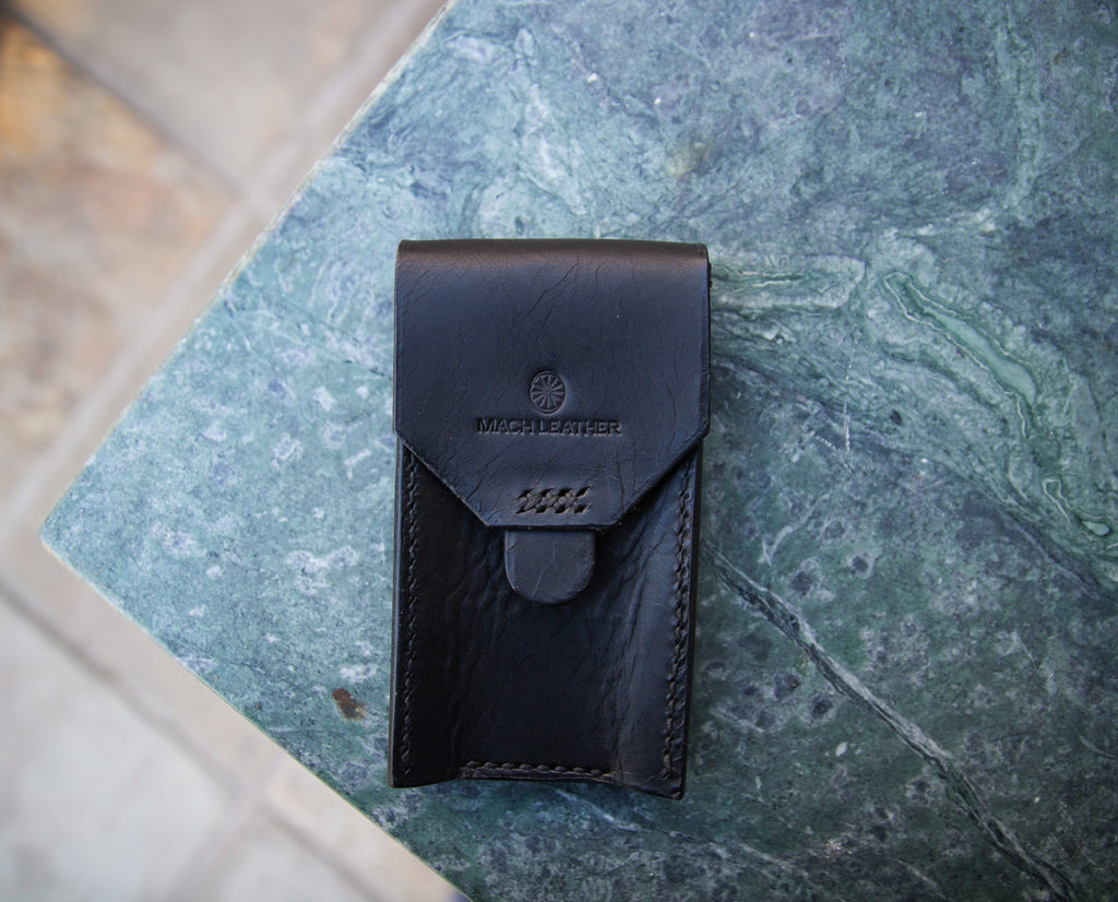 Concorde Watch Case - Black Waxy