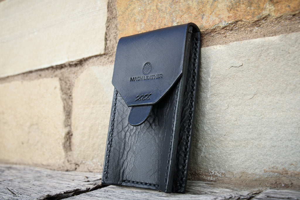 Concorde Watch Case - Black Waxy