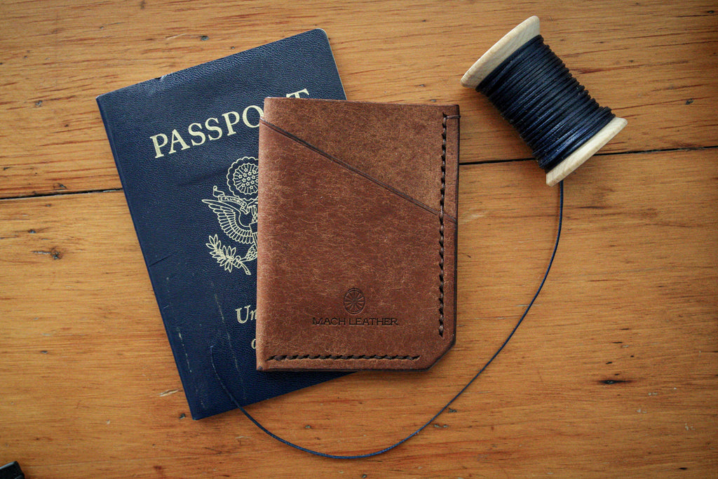 Delta Card Holder - Cognac Pueblo
