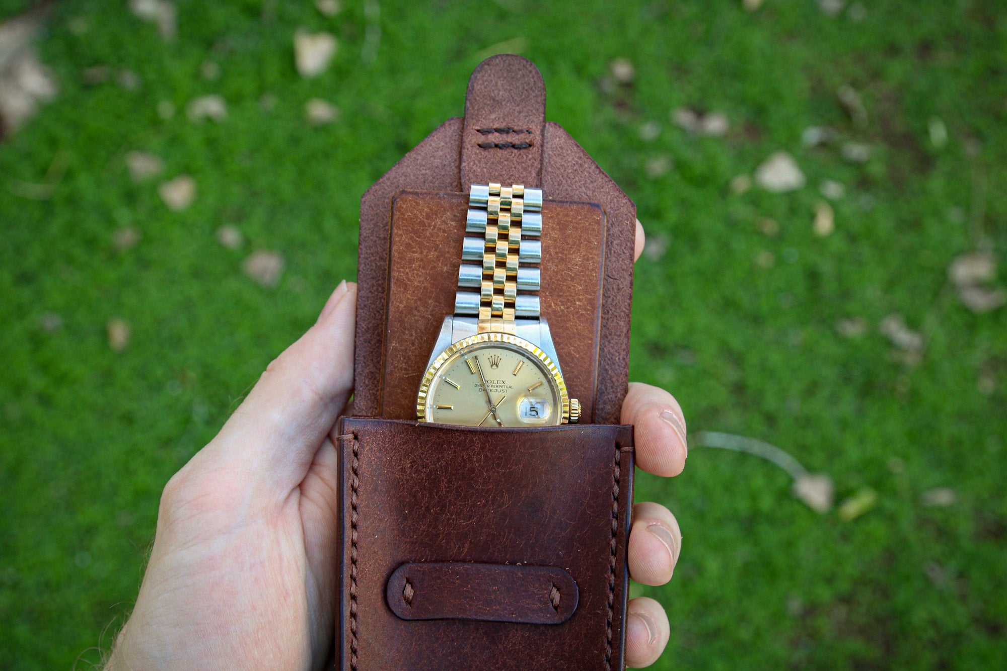 Concorde Watch Case - Tobacco Pueblo