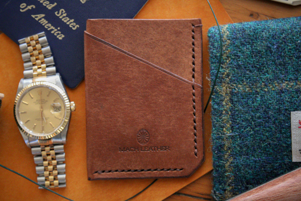 Delta Card Holder - Cognac Pueblo